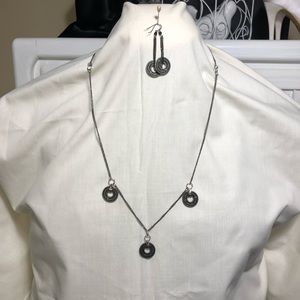 Necklace and earrings